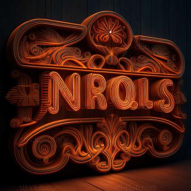 3D model neon signs (STL)